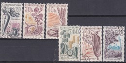 Tchécoslovaquie - Lot De 6 Timbres Avec Charnières Oblitérés - Collections, Lots & Series