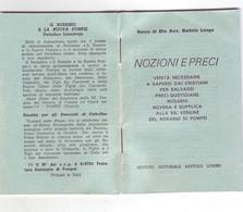 150)libretto Religioso Nozioni E Preci - Servo Di Dio Bartolo Longo - Religion