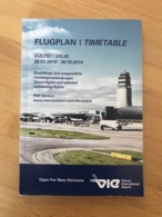 FLUGPLAN I TIMETABLE GULTIG I VALID 28.03.2010 -30.10.2010 Direktfluge Und Ausgewählte Umsteigeverbindungen Direct Fligh - Zeitpläne