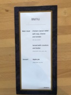 KLM Menu 50.2006.V3 - Menu Cards