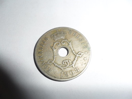 25 Centimes Léopold II Type Michaux (en Néerlandais) 1908 - 25 Cents