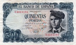 SPAIN 500 PESETAS 1971  P-153a.2  CIRC.-XF  U-3013191 - 100 Pesetas