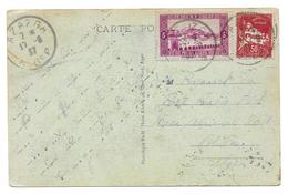 AZAZGA ALGERIE 1937 ECRITE EN CODE MORSE POUR PERSONNEL DU POSTE RADIO FV1 BA 801 BLIDA - CPA CORRESPONDANCE MILITAIRE - Guerra 1939-45