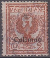 Italia Colonie Egeo Calino 1912 SaN°1 (o) Vedere Scansione - Egée (Calino)