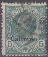 Italia Colonie Egeo Calino 1912 SaN°2 (o) Vedere Scansione - Egée (Calino)