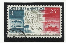 SAINT PIERRE ET MIQUELON SPM PA N° 38 Oblitéré 1967 - Usados