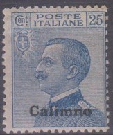 Italia Colonie Egeo Calino 1912 SaN° 5 MLH/* Vedere Scansione - Ägäis (Calino)