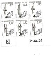 Timbre Préoblitéré Trompette Bloc De 6 Daté 25.06.93 - 1990-1999