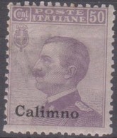 Italia Colonie Egeo Calino 1912 SaN° 7 MNH/**vedere Scansione - Egée (Calino)