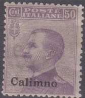 Italia Colonie Egeo Calino 1912 SaN° 7 MNH/**vedere Scansione - Ägäis (Calino)