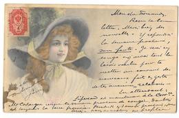 Cpa: Illustrateur - WICHERA - Femme Au Chapeau (Couleur, Précurseur) MM.Vienne 1903  N° 112 - Wichera