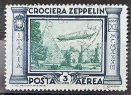 ITALY / ITALIA 1933 - Canceled - Sc# C42 - Complete Set! - CROCIERA ZEPPELIN 3L - Correo Aéreo