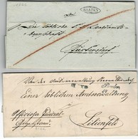 1826, 1849, " BAADEN " ,je Klar , 2 Briefe , A3456 - ...-1850 Vorphilatelie