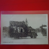 CARTE PHOTO VILLIERS LE BOIS CONCOURS DE CHARS FLEURIS A CONFIRMER - Other & Unclassified