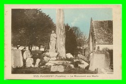 Plozevet * Le Monument Aux Morts * Edit  Rivière Bureau   (scan Recto Et Verso ) - Plozevet