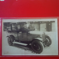 CARTE PHOTO AUTOMOBILE LIEU A IDENTIFIER EBENISTERIE - Toerisme