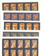 1982. USSR/Russia, Lacquerware Painting, 15 Sets Se-tenant, Mint/** - Unused Stamps