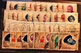 Espagne Spain - 1970's Small Batch Of 47 Stamps Used - Collections