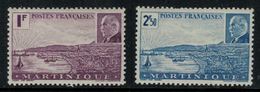 France // Martinique // 1941 // Vue De Fort-de-France, Timbres Neufs MNH** No.189-190  Y&T - Ungebraucht