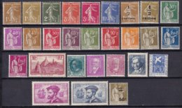 FRANCE - Année 1932/4 Complète Neuve LUXE - 28 Timbres - ....-1939