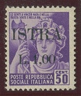 ITALIA - OCC. JUGOSLAVA DELL' ISTRIA SASS. 26 NUOVO - Occ. Yougoslave: Istria