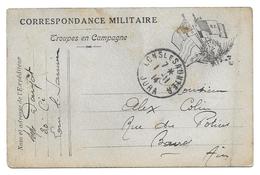 WWI DANYOT 30 CIE LONS LE SAUNIER POUR COLIN BOURG EN BRESSE - CPA CORRESPONDANCE MILITAIRE - Guerre 1914-18