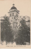 POLIGNY  JURA  39- CPA L'EGLISE - Poligny