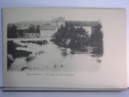 10 - MUSSY SUR SEINE - VUE PRISE DU PONT D'AUBERIVE - DOS SIMPLE - TRES BEL ETAT - Mussy-sur-Seine