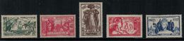 France // Martinique // 1937 // Expo.Intern.Paris 1937, Timbres Neufs MH* No.162-163-164-165-166  Y&T - Ungebraucht