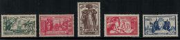 France // Martinique // 1937 // Expo.Intern.Paris 1937, Timbres Neufs MH* No.162-163-164-165-166  Y&T - Unused Stamps
