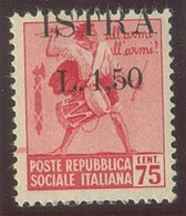 ITALIA - OCC. JUGOSLAVA DELL' ISTRIA SASS. 28b NUOVO - Occ. Yougoslave: Istria