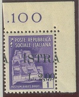 ITALIA - OCC. JUGOSLAVA DELL' ISTRIA SASS. 30ea NUOVO - Jugoslawische Bes.: Istrien