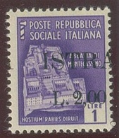 ITALIA - OCC. JUGOSLAVA DELL' ISTRIA SASS. 30f NUOVO - Yugoslavian Occ.: Istria