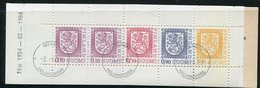 FINLAND 1980 Lion Definitive Type II 5 Mk. Complete, Cancelled.  Michel MH 12 II - Carnets