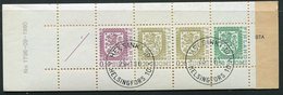 FINLAND 1980 Lion Definitive Type II 1 Mk. Complete Booklet, Cancelled.  Michel MH 10 II - Postzegelboekjes