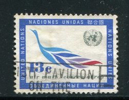 NATIONS UNIES- P.A Y&T N°11- Oblitéré - Poste Aérienne