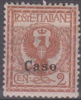 Italia Colonie Egeo Caso 1912 2c. SaN°1 MNH/** Centrato Vedere Scansione - Ägäis (Caso)