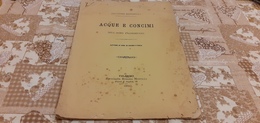 ACQUE E CONCIMI NELL'AGRO PALERMITANO-SALVATORE MAZZARELLA- 1882-PAGINE 18 - Livres Anciens