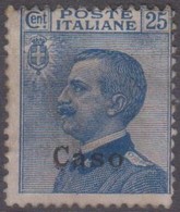 Italia Colonie Egeo Caso 1912 25c. SaN°5 MNH/** Vedere Scansione - Egée (Caso)