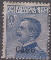 Italia Colonie Egeo Caso 1912 25c. SaN°5 MNH/** Vedere Scansione - Ägäis (Caso)