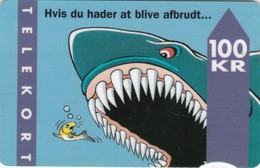 Denmark, FD 009D, Shark, Mint, 2 Scans.      Serial Number: 3203 000001-012000 - Dänemark