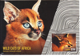 2015 Liberia Wild Cats Souvenir Sheet MNH - Liberia