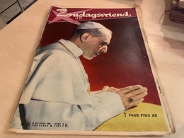 Zondagsvriend 58 - Paus Pius XII - Sonstige & Ohne Zuordnung