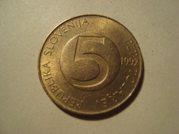 MONNAIE SLOVENIE 5 TOLARJEV 1992 - Slovenia