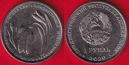 Transnistria 1 Rouble 2020 "Red Book - Snowdrop" UNC - Moldova