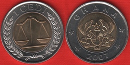 Ghana 1 Cedi 2007 Km#42 BiMetallic UNC - Ghana