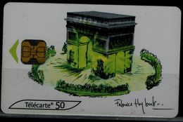 FRANCE 2002 PHONECARD ARC DE TRIOMPHE PARIS USED VF!! - 2002