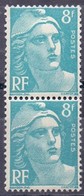 1945 France Henri Cortot Pair 8F MNH - Collections