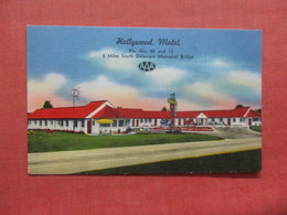 Hollywood Motel  New Castle - Delaware >   Ref 3968 - Altri & Non Classificati