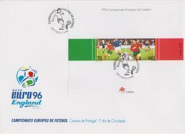 Portugal 1996 European Championship Football M/s FDC (F7789) - 1996